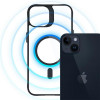 3MK Satin Armor MagCase met MagSafe voor Apple iPhone 14 Plus, transparant met zwart frame (156076-0)