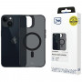 3MK Smoke MagCase met MagSafe voor Apple iPhone 13 / 14, halftransparant