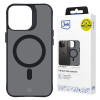 3MK Smoke MagCase met MagSafe voor Apple iPhone 15 Pro Max, halfdoorzichtig (156061-0)
