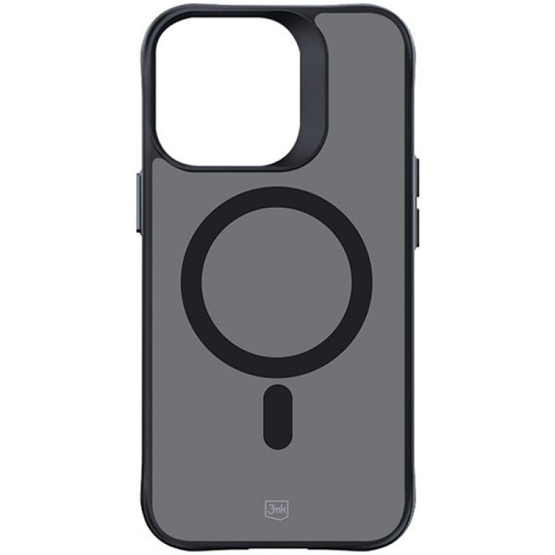 3MK Smoke MagCase met MagSafe voor Apple iPhone 15 Pro Max, halfdoorzichtig (156061-0)