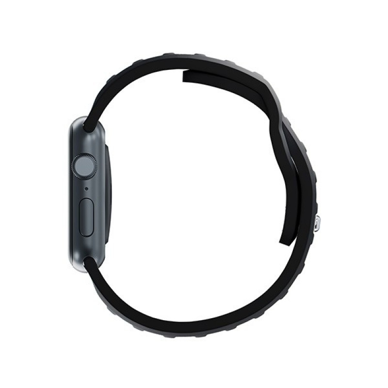 3mk Siliconen horlogeband voor Apple Watch 38/40/41 mm, zwart