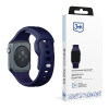 3mk Siliconen Horlogeband voor Apple Watch 38/40/41 mm, oceaanblauw