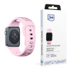 3mk siliconen horlogeband voor Apple Watch 38/40/41 mm, poederroze