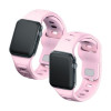 3mk siliconen horlogeband voor Apple Watch 38/40/41 mm, poederroze