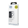 3MK Satin Armor MagCase met MagSafe voor Apple iPhone 15 Pro, transparant met zwart frame