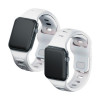 3mk siliconen horlogeband voor Apple Watch 38/40/41 mm, wit