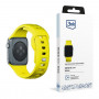 3mk Silicone horlogeband voor Apple Watch 38/40/41 mm, geel