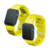 3mk Silicone horlogeband voor Apple Watch 38/40/41 mm, geel