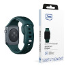 3mk siliconen horlogeband voor Apple Watch 42/44/45/49 mm, dennengroen