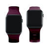 3mk Siliconen Horlogeband voor Apple Watch 42/44/45/49 mm, moerbei / bordeaux