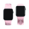 3mk Siliconen Horlogeband voor Apple Watch 42/44/45/49 mm, poederroze