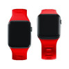 3mk Siliconen Horlogeband voor Apple Watch 42/44/45/49 mm, rood