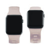 3mk siliconen horlogeband voor Apple Watch 42/44/45/49 mm, roze-beige / latte
