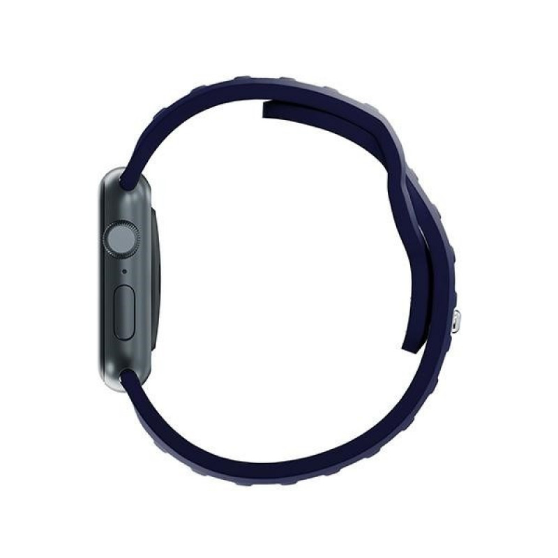 3mk Siliconen Horlogeband voor Apple Watch 42/44/45/49 mm, oceaanblauw