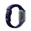 3mk Siliconen Horlogeband voor Apple Watch 42/44/45/49 mm, oceaanblauw