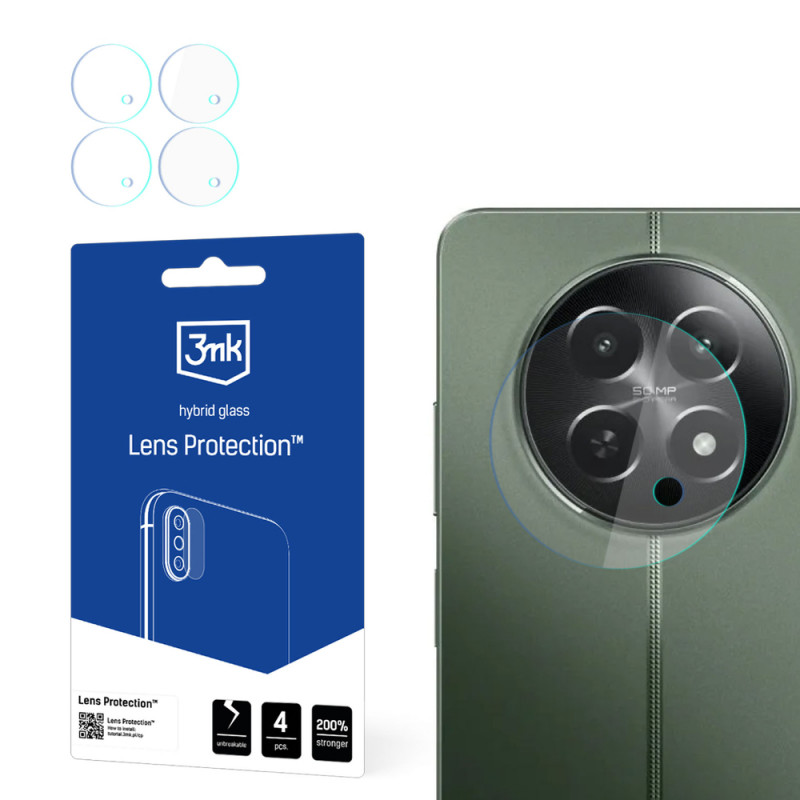 3MK Lens Protect Realme 12x 5G cameralensbeschermer (4 stuks)