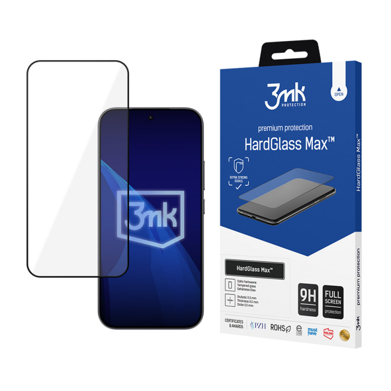 3MK HardGlass Max Xiaomi 17T gehard glas, zwart