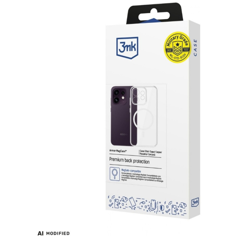 3MK Armor MagCase Oppo Reno 16 F / Reno 16 FS (CPH2859) hoesje, transparant
