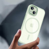 Tech-Protect MagMat MagSafe Apple iPhone 15 hoesje, groen/transparant