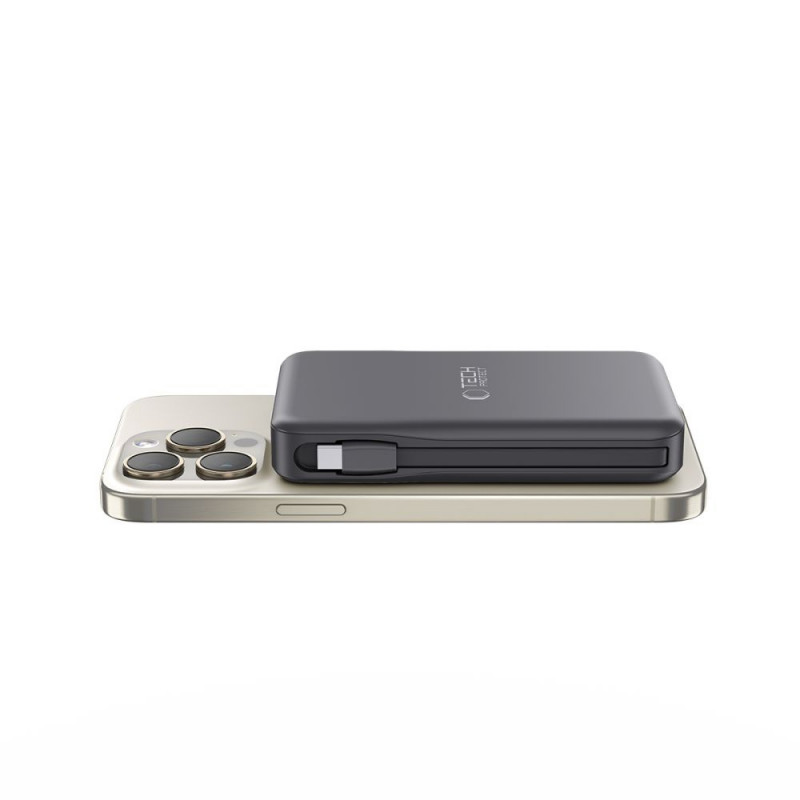 Tech-Protect PB31 LifeMag MagSafe powerbank 10000 mAh, 15 W, Zwart