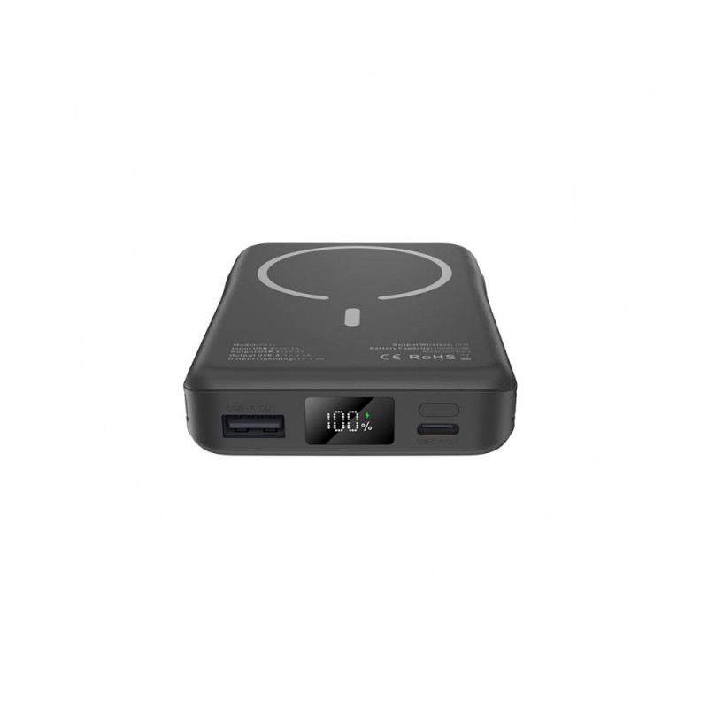 Tech-Protect PB31 LifeMag MagSafe powerbank 10000 mAh, 15 W, Zwart