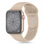 Tech-Protect siliconen band voor Apple Watch 4/5/6/7/8/9/SE/Ultra 1/2 (42/44/45/49 mm), walnoot