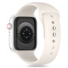 Tech-Protect siliconen band voor Apple Watch 4/5/6/7/8/9/SE/10 (38/40/41/42 mm), Starlight