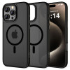 Tech-Protect MagMat MagSafe Apple iPhone 16 Pro Max hoesje, mat zwart