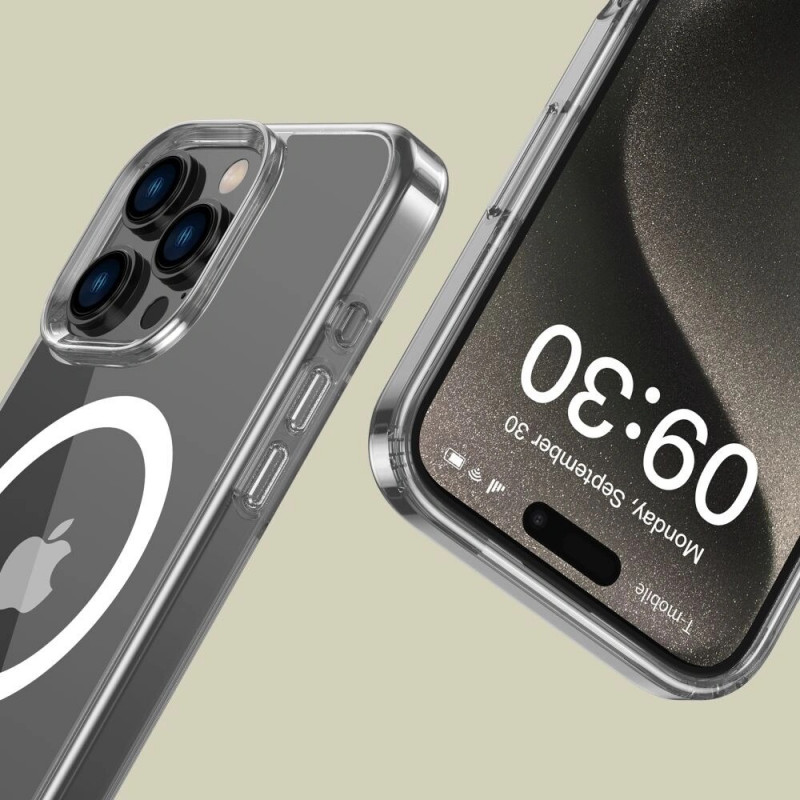 Tech-Protect Flexair Hybrid MagSafe-hoesje voor Apple iPhone 16 Pro Max, transparant