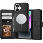 Tech-Protect Wallet MagSafe-hoesje voor Apple iPhone 16, zwart