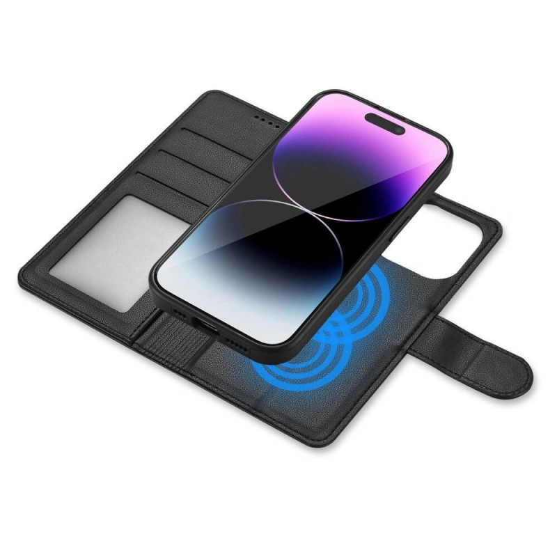Tech-Protect Wallet MagSafe-hoesje voor Apple iPhone 16, zwart