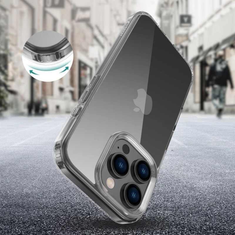Tech-Protect Flexair Hybrid hoesje voor Apple iPhone 16 Pro, transparant