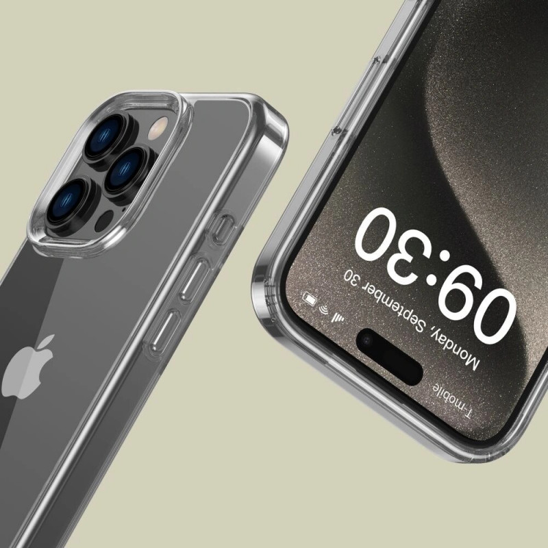 Tech-Protect Flexair Hybrid hoesje voor Apple iPhone 16 Pro, transparant