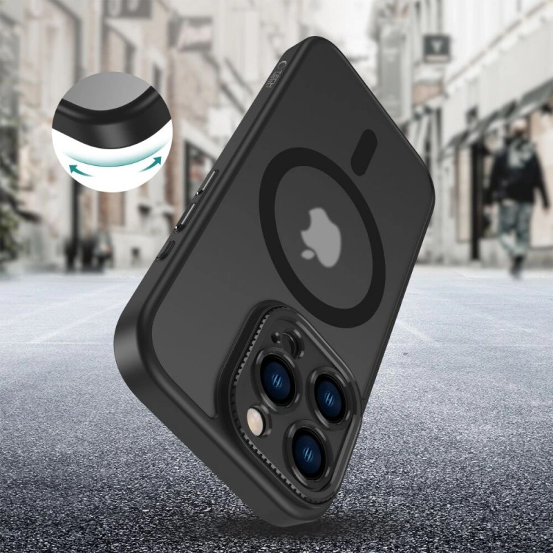 Tech-Protect MagCam MagSafe-hoesje voor Apple iPhone 16 Pro Max, mat zwart