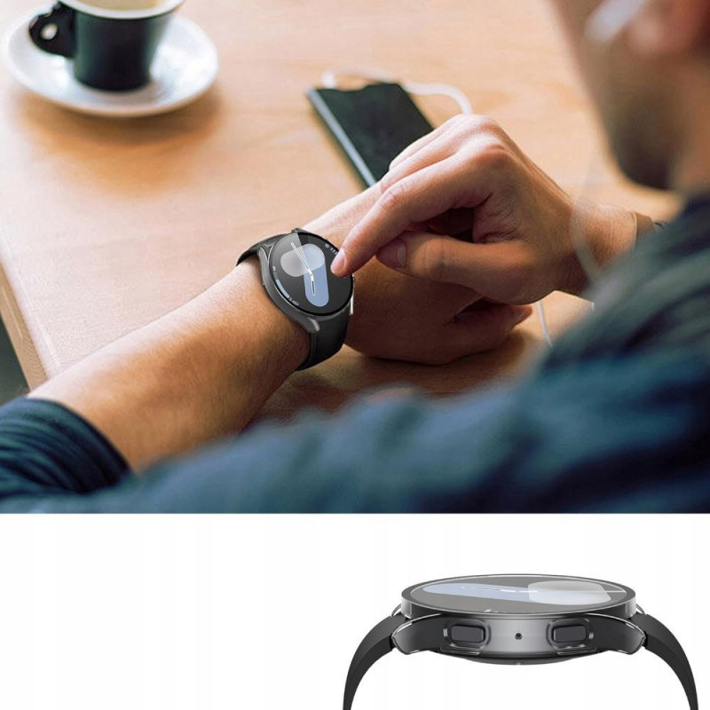 Tech-Protect Defense360 hoesje voor Samsung Galaxy Watch 7, 40 mm, transparant