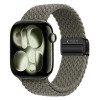 Tech-Protect Nylonmag-band voor Apple Watch 4/5/6/7/8/9/SE/Ultra 1/2, 42/44/45/49 mm, olijfgrijs