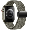Tech-Protect Nylonmag-band voor Apple Watch 4/5/6/7/8/9/SE/Ultra 1/2, 42/44/45/49 mm, olijfgrijs