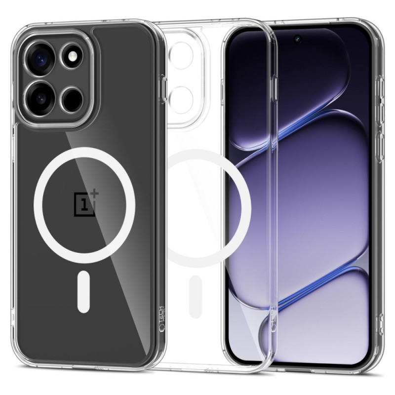 Tech-Protect FlexAir Hybrid MagSafe-hoesje voor OnePlus Nord 6, transparant (THP5525)