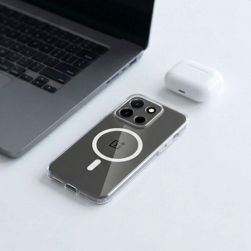 Tech-Protect FlexAir Hybrid MagSafe-hoesje voor OnePlus Nord 6, transparant (THP5525)