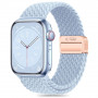 Tech-Protect Nylonmag band voor Apple Watch 4/5/6/7/8/9/SE/10, 38/40/41/42 mm, lichtblauw