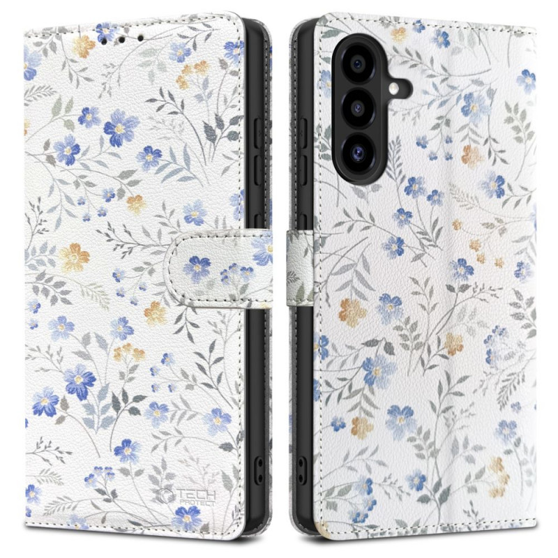 Tech-Protect portemonneehoesje voor Samsung Galaxy A17 / A18 / A26 4G / 5G, Spring Flowers