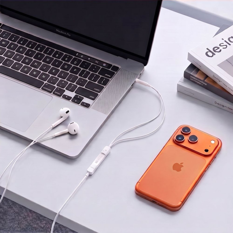 Tech-Protect Ultraboost Core G4 mini-jack 3,5 mm bedrade oordopjes, wit (THP5619)