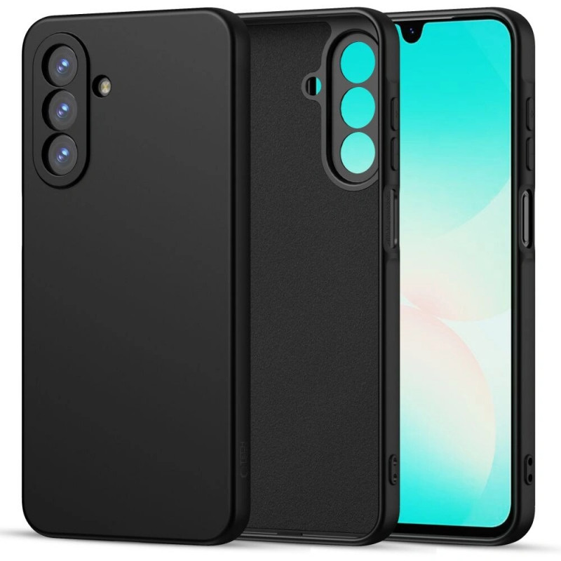 Tech-Protect Icon siliconenhoesje voor Samsung Galaxy A17 / A18 4G / 5G, zwart (THP4642)