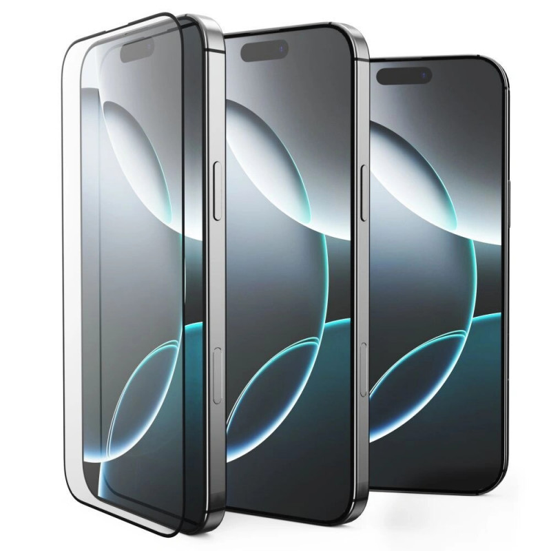 Tech-Protect Glass Fit+ gehard glas voor Xiaomi Poco M7, zwart (2 stuks)