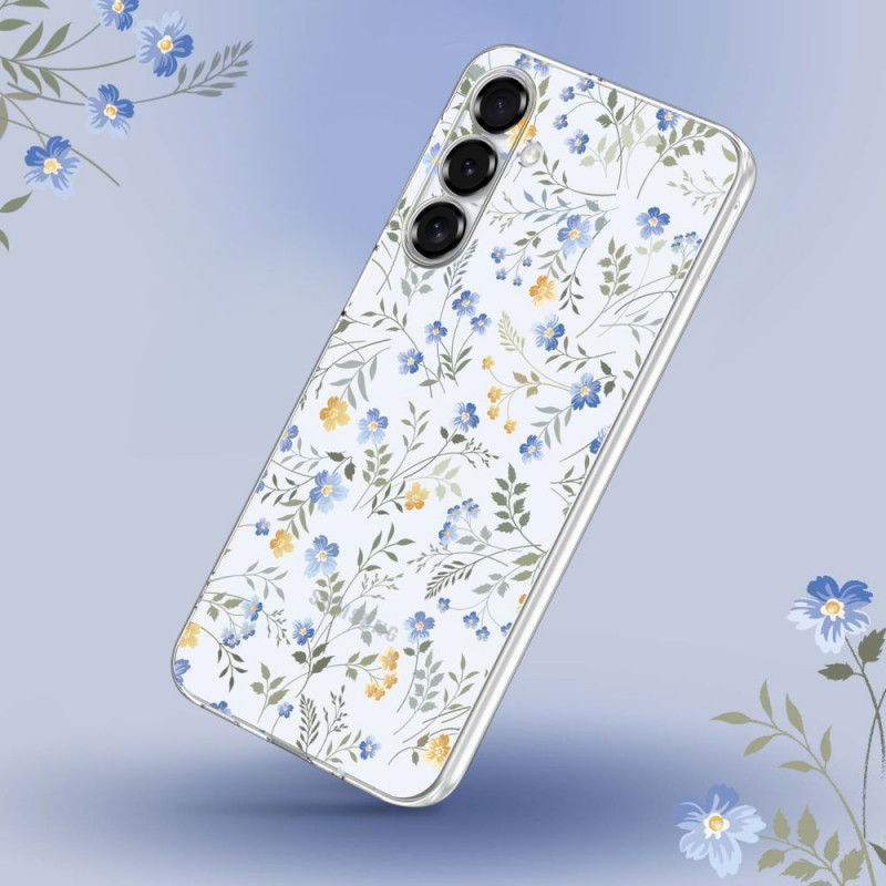 Tech-Protect FlexAir-hoesje voor Xiaomi Redmi 15C / Poco C85 (173 mm), madeliefjes met bladeren