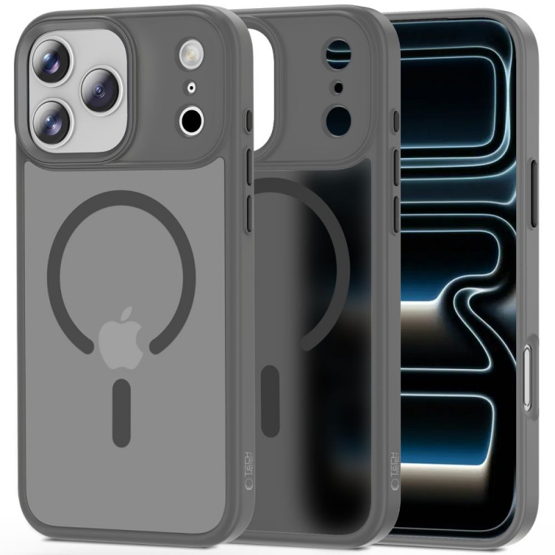 Tech-Protect Magmat MagSafe-hoesje voor Apple iPhone 17 Pro Max, mat crayongrijs