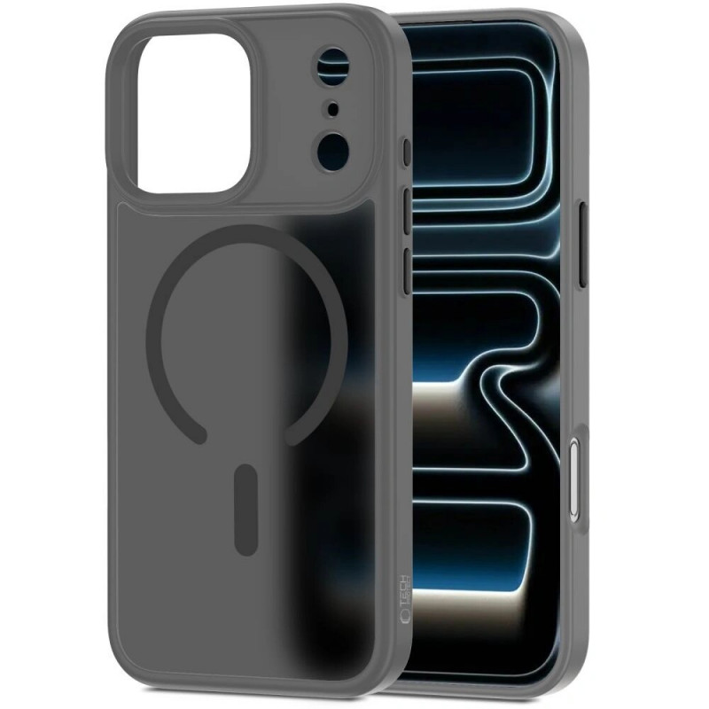 Tech-Protect Magmat MagSafe-hoesje voor Apple iPhone 17 Pro Max, mat crayongrijs
