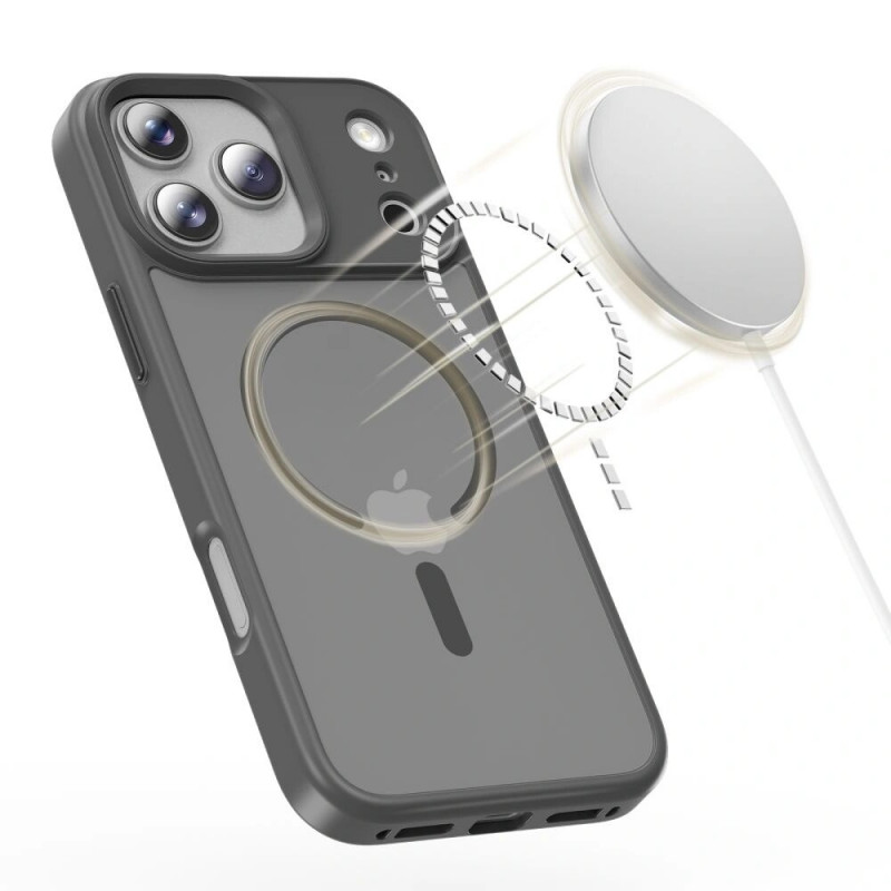 Tech-Protect Magmat MagSafe-hoesje voor Apple iPhone 17 Pro Max, mat crayongrijs