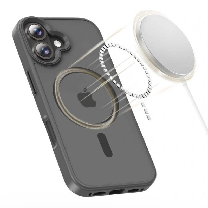 Tech-Protect Magmat MagSafe-hoesje THP4950 voor Apple iPhone 17, mat crayongrijs