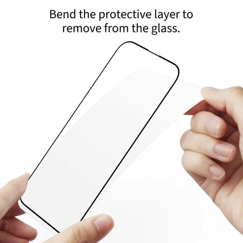 Tech-Protect Glass Fit+ gehard glas voor Motorola Edge 50 Neo / 60 Neo, zwart (2 st.)